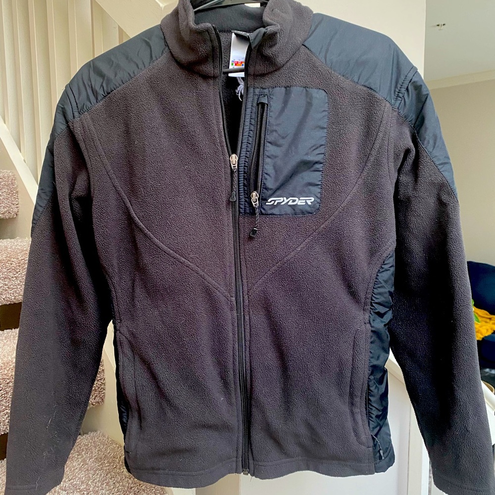 SPYDER fleece full zip sweater/jacket